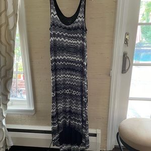 Kensie high low maxi dress
